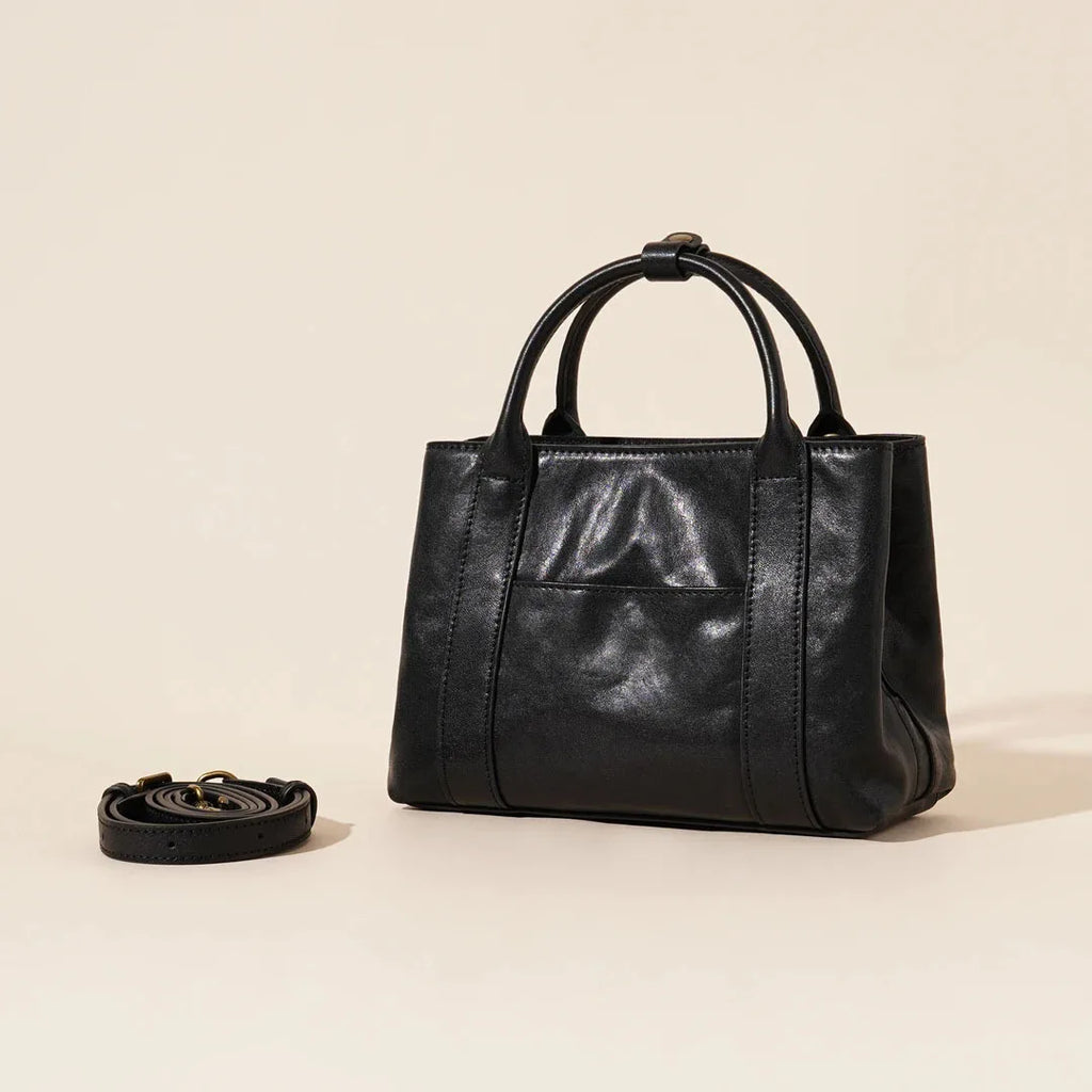 2025 New large-capacity genuine leather handbag cowhide women's versatile crossbody bag casual and fashionable shoulder bag