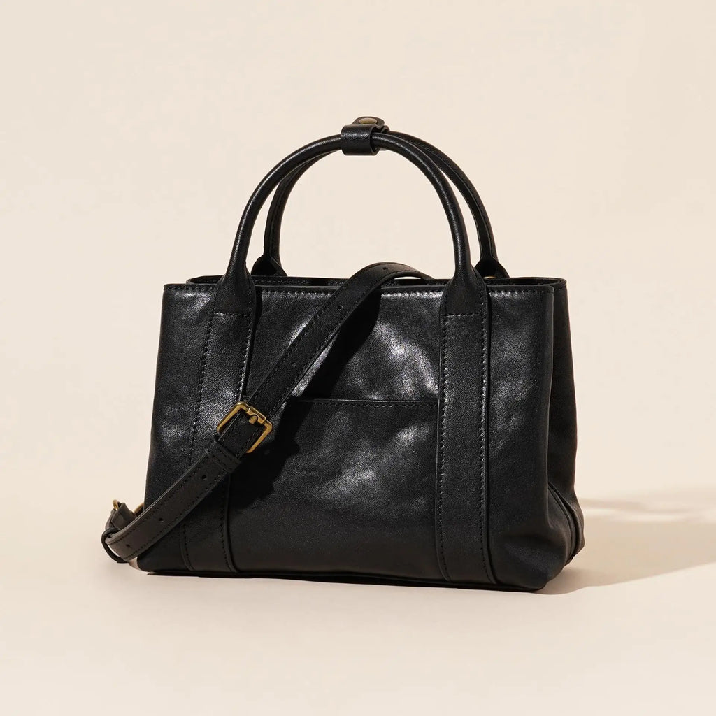 2025 New large-capacity genuine leather handbag cowhide women's versatile crossbody bag casual and fashionable shoulder bag