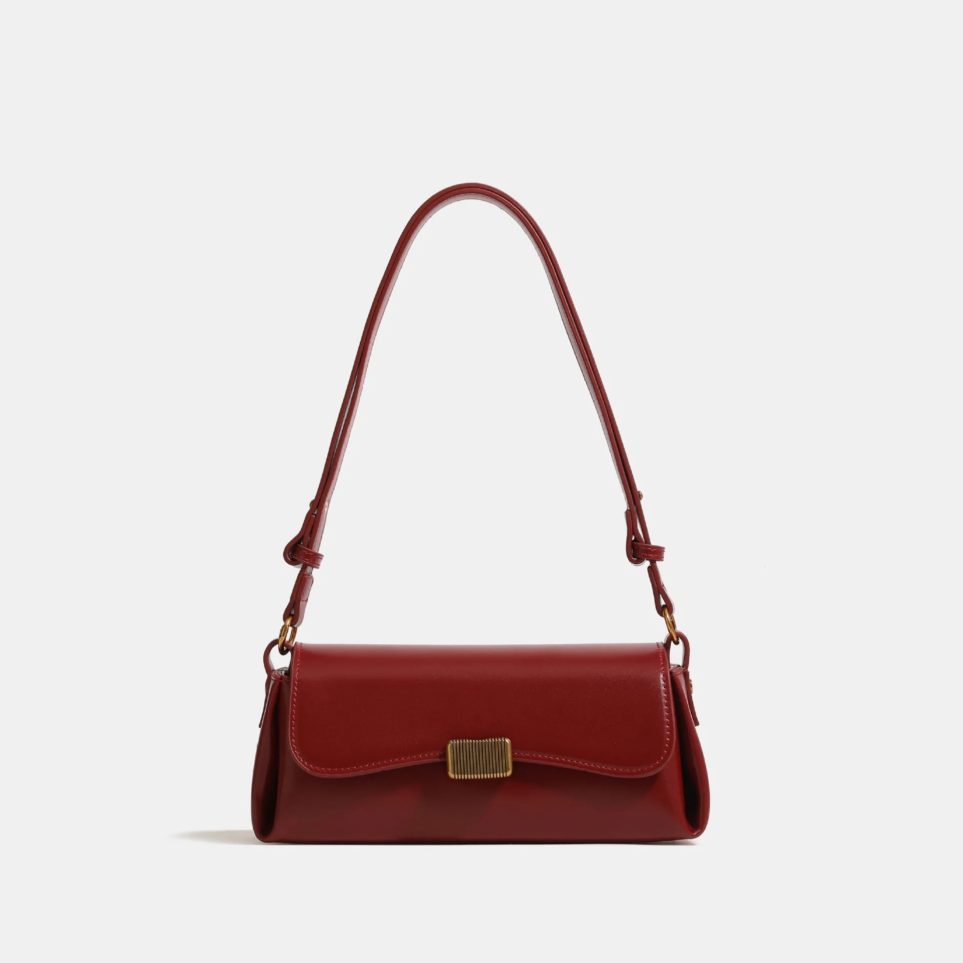 Fashion Retro Women's Shoulder Bags Simple Solid Colour Handbag Vintage Underarm Bag Female Small Square Handbags