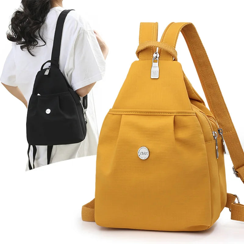 Chest bag, crossbody bag, women's dual-use Oxford single shoulder bag, new personalized trend, small backpack for women