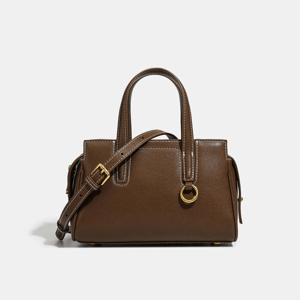 New Retro genuine leather Women's handbag bag Luxury cowhide versatile Shoulder crossbody bag For women daily commuting handbag