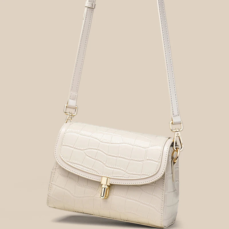 Crossbody bag for women 2025 new summer single shoulder small bags high-end niche light luxury leather Minimalist women's bag