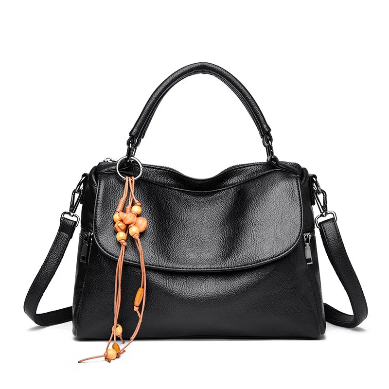 2025 New Soft PU Leather women's handbag large-capacity commuter Shoulder bag Casual Crossbody bag For women versatile bag