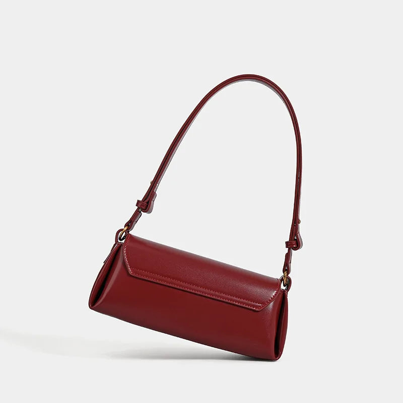 Fashion Retro Women's Shoulder Bags Simple Solid Colour Handbag Vintage Underarm Bag Female Small Square Handbags