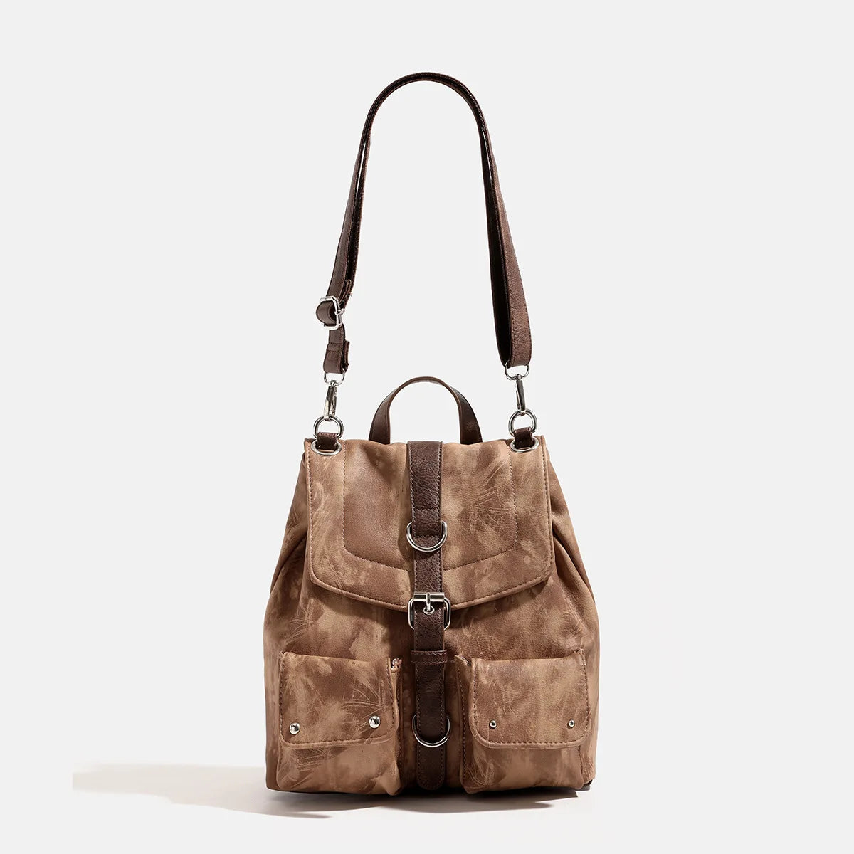 Backpack for Women Large Capacity shoulder bag High Quality PU Leather Rucksack Female Vintage School Bags Waterproof Travel Bag