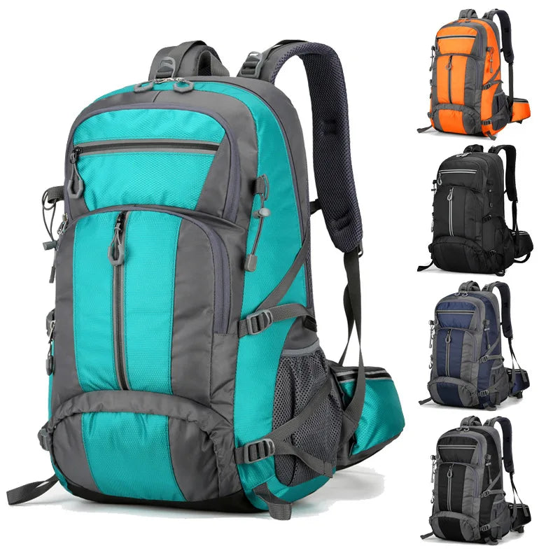 Large-capacity 50L hiking backpack water-resistant outdoor sports backpack casual sports travel backpack for mountaineering