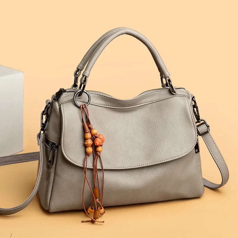 2025 New Soft PU Leather women's handbag large-capacity commuter Shoulder bag Casual Crossbody bag For women versatile bag