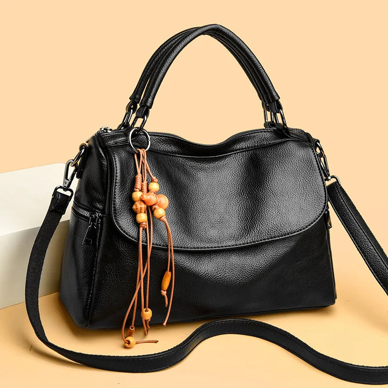 2025 New Soft PU Leather women's handbag large-capacity commuter Shoulder bag Casual Crossbody bag For women versatile bag