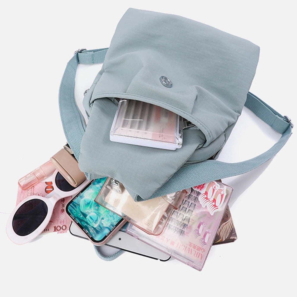 Chest bag, crossbody bag, women's dual-use Oxford single shoulder bag, new personalized trend, small backpack for women