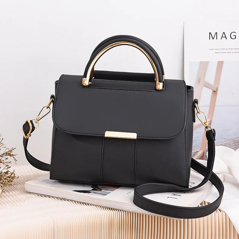 New Korean Style small women's handbag daily Commuting crossbody bag Female PU single-shoulder bag luxury design hand-carry bag