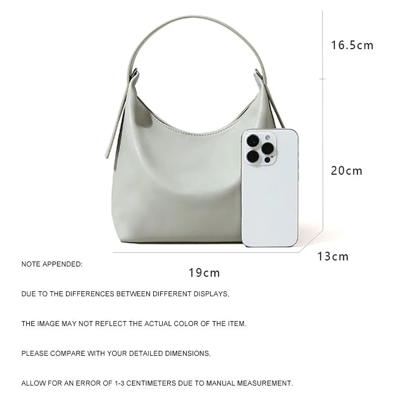 2025 New Women's Bag Trend Leather Portable Cross Body Bucket Bag Single Shoulder Bag Crossbody Handbag Female Versatile Commute