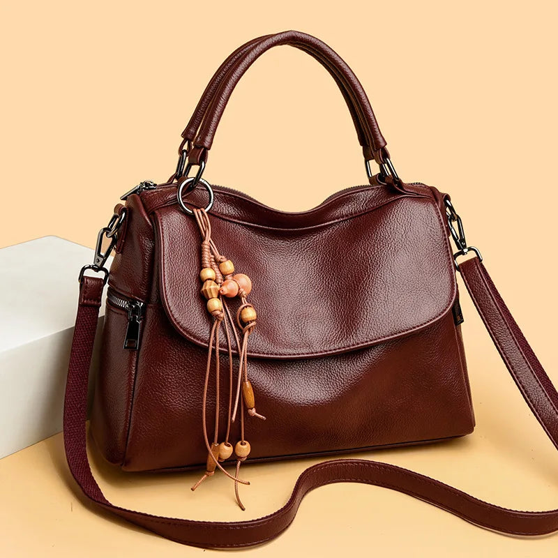 2025 New Soft PU Leather women's handbag large-capacity commuter Shoulder bag Casual Crossbody bag For women versatile bag