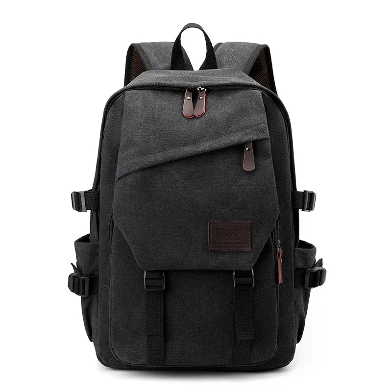 New men's high quality backpack men large-capacity outdoor travel backpack retro style canvas daily casual backpack schoolbag