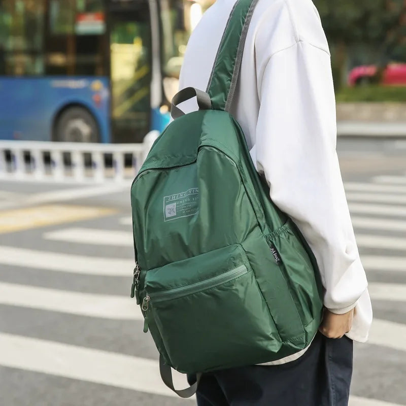 Unisex Lightweight Foldable Backpack Hiking travel bags for women outdoor Sport backpacks for student daily schoolbag