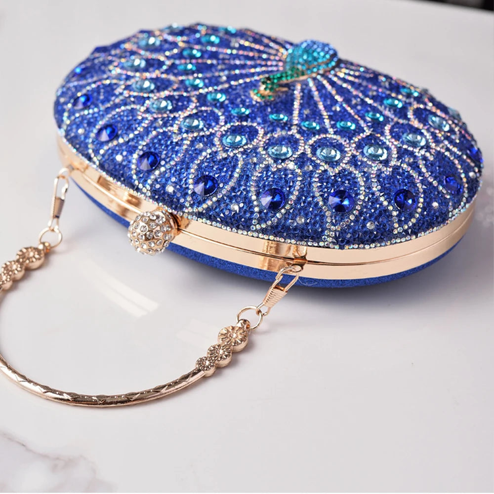 New Diamond Banquet Bag European Retro Style Party handbag Black High end Dress Bags Women Luxury Clutch Shoulder bag