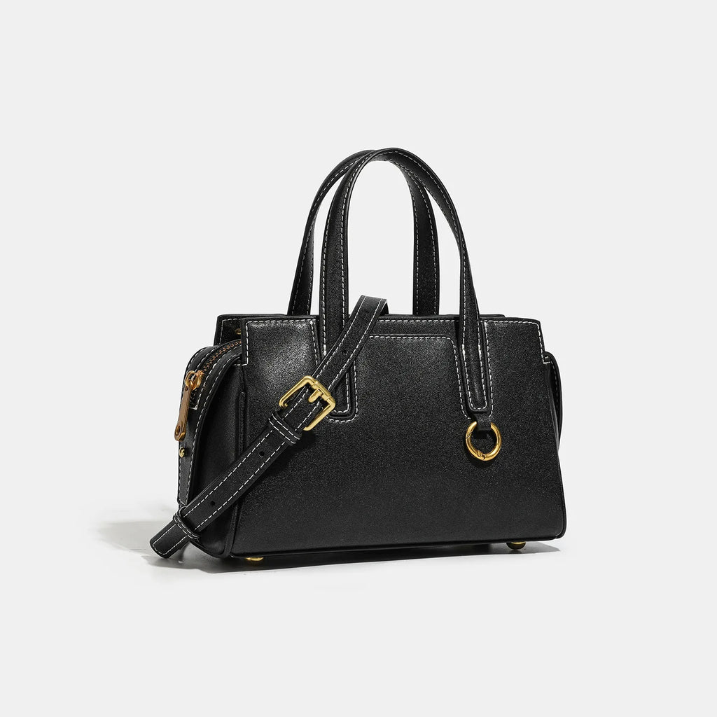 New Retro genuine leather Women's handbag bag Luxury cowhide versatile Shoulder crossbody bag For women daily commuting handbag