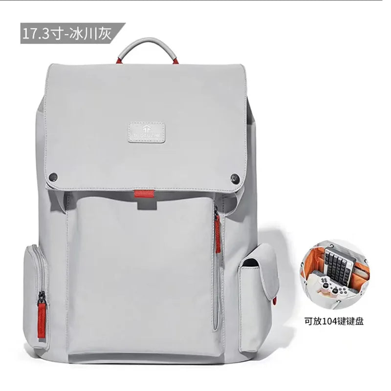 Canvas Men's Computer Backpack high Quality schoolbag large-capacity travel Commuting backpack for college student