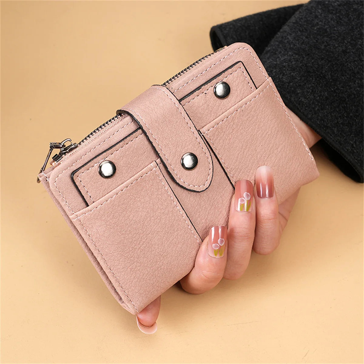 Women Men Purse Small Wallet Change Purses Zipper Coin Money Bags Children Mini Wallets PU Leather Card Holder Pouch
