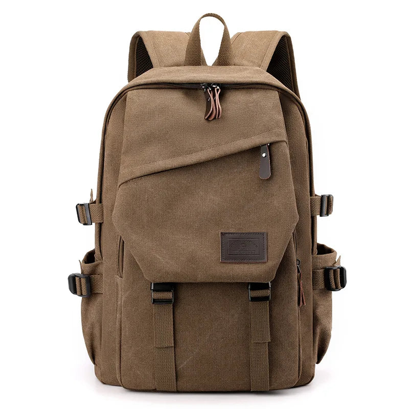 New men's high quality backpack men large-capacity outdoor travel backpack retro style canvas daily casual backpack schoolbag