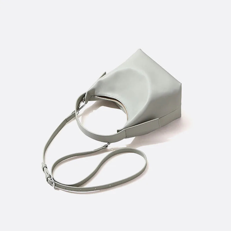 2025 New Women's Bag Trend Leather Portable Cross Body Bucket Bag Single Shoulder Bag Crossbody Handbag Female Versatile Commute