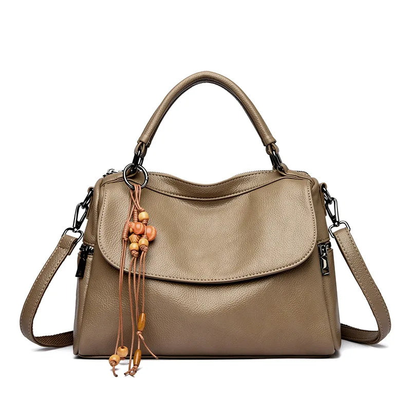 2025 New Soft PU Leather women's handbag large-capacity commuter Shoulder bag Casual Crossbody bag For women versatile bag