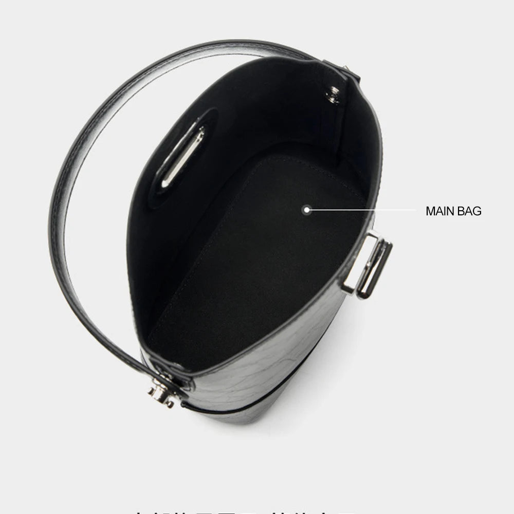 Luxury Designer Soft Genuine Leather Women's Handbag Fashionable Retro Shoulder Bag Casual Commuting Handbag crossbody bag