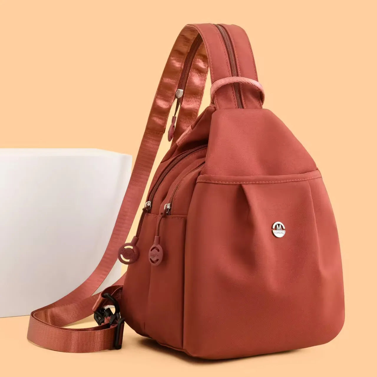 2025 new mini shoulder bag for women daily versatile anti-theft women's chest bag fashion Oxford fabric casual small backpack