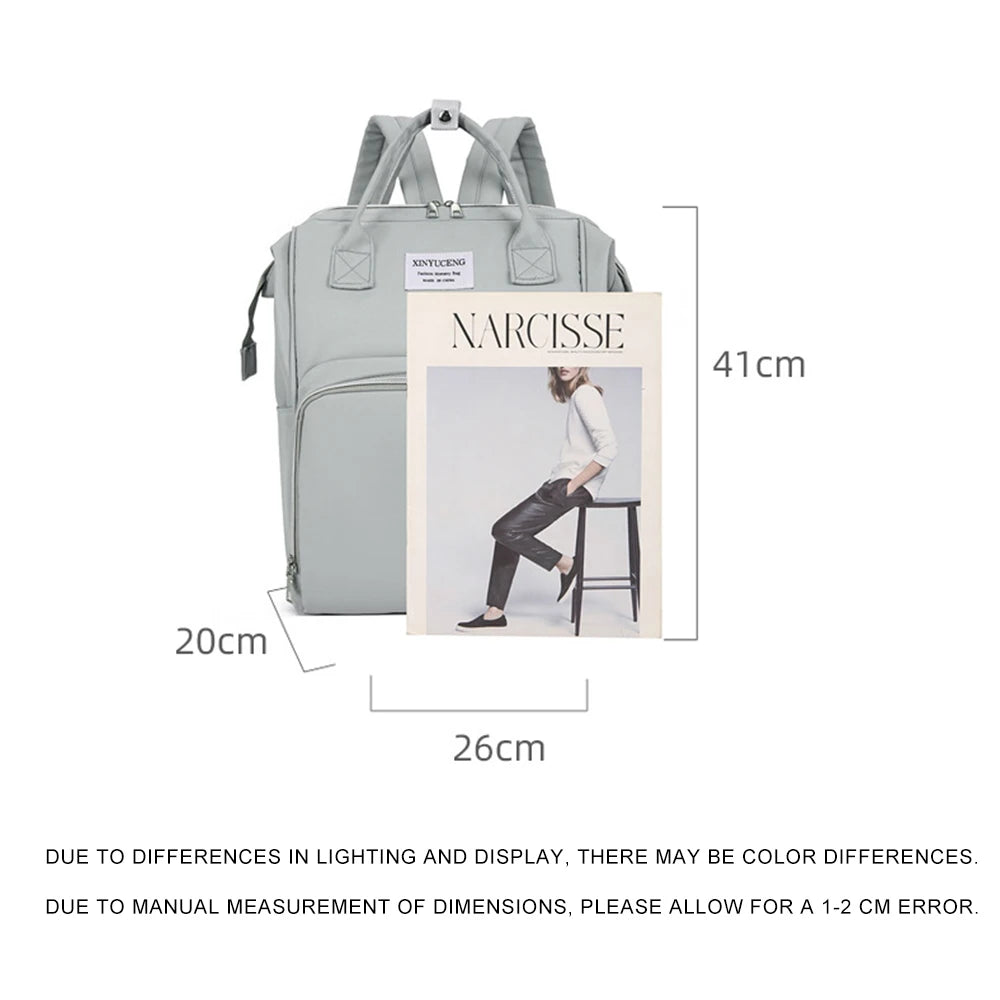 Backpack Bag Mummy Large Capacity handbag Mom Baby Multi-function Waterproof Outdoor Travel Diaper Bags Baby Care bag