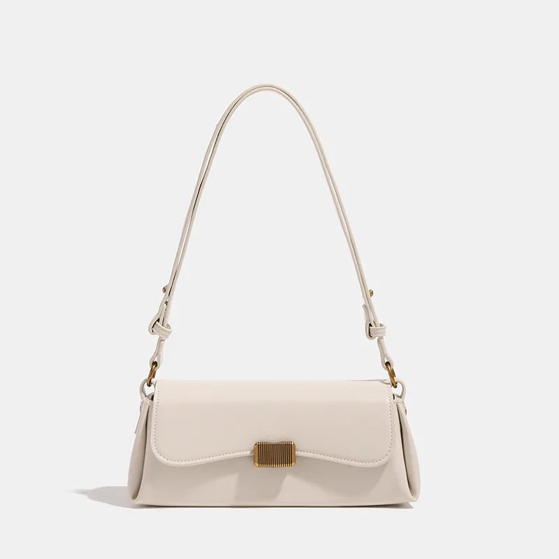 Fashion Retro Women's Shoulder Bags Simple Solid Colour Handbag Vintage Underarm Bag Female Small Square Handbags