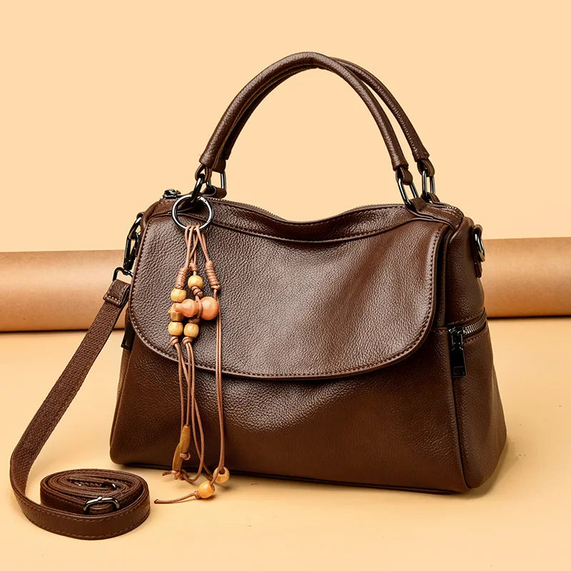 2025 New Soft PU Leather women's handbag large-capacity commuter Shoulder bag Casual Crossbody bag For women versatile bag