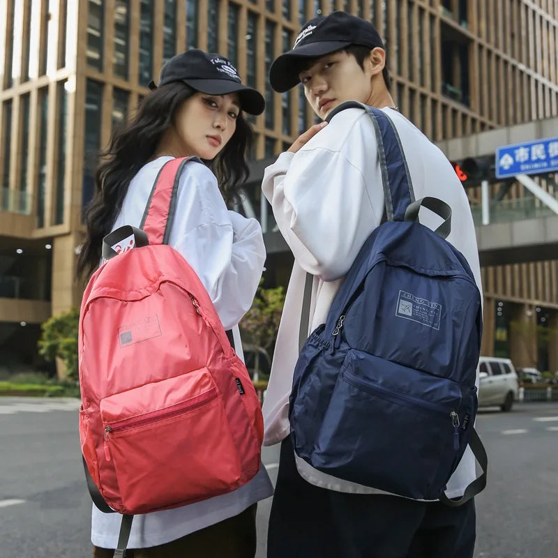 Unisex Lightweight Foldable Backpack Hiking travel bags for women outdoor Sport backpacks for student daily schoolbag
