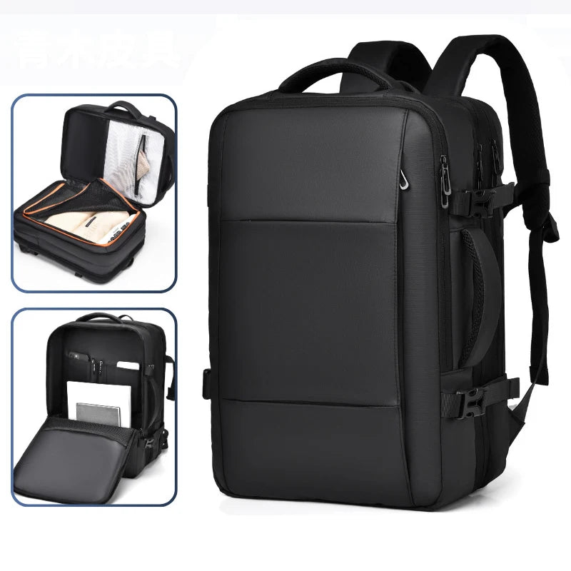 UNISEX high-end multifunctional expandable backpacks outdoor business Luggage bags backpack large capacity Waterproof rucksack