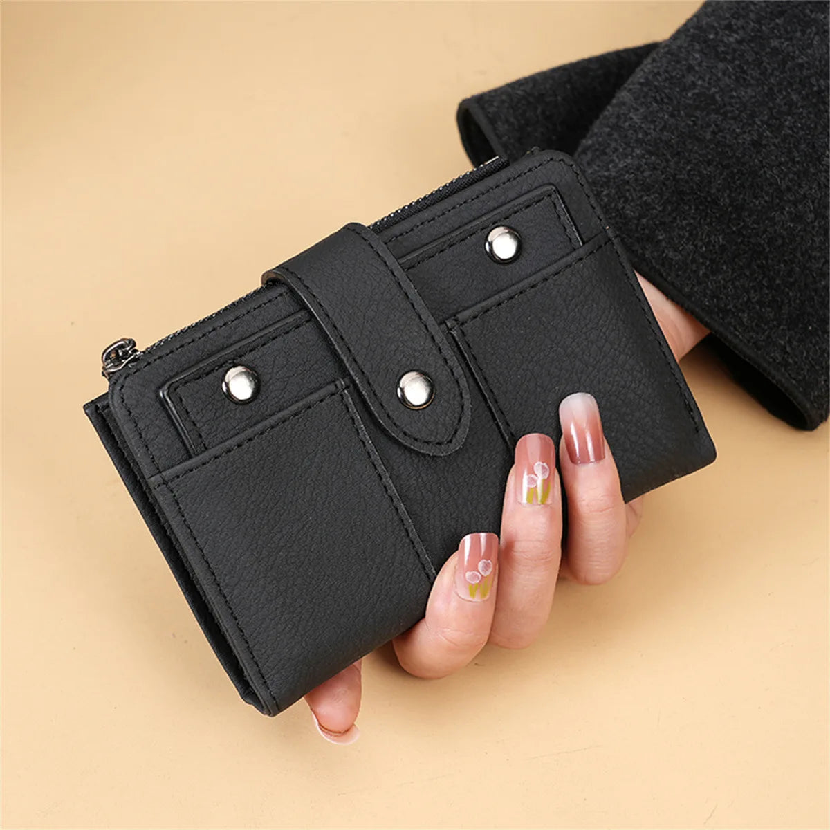 Women Men Purse Small Wallet Change Purses Zipper Coin Money Bags Children Mini Wallets PU Leather Card Holder Pouch